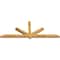 Ekena Millwork Kennewick Rough Sawn Timber Gable Bracket, Western Red Cedar, 96"W x 36"H x 4"D x 4"F, 9/12 Pitch GBW096X36X0404KEN00RWR - alternate 5